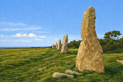 Nine Maidens Stone Row