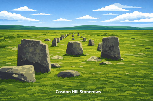 Cosdon Hill Stone Rows