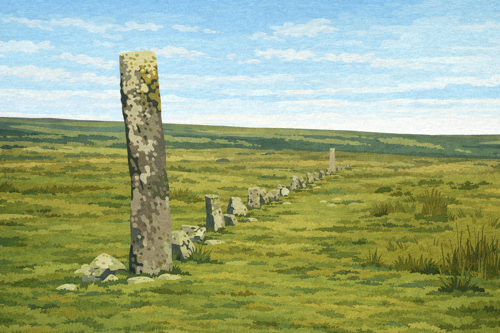 Drizzlecombe Stone Rows