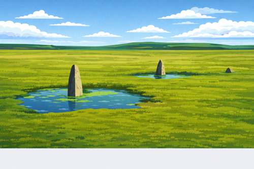 King Arthur's Downs Stone circles