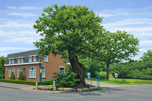 Heilige eik Den Hout