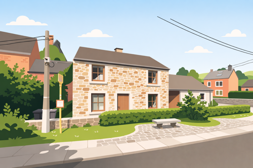 La maison de mégalithes